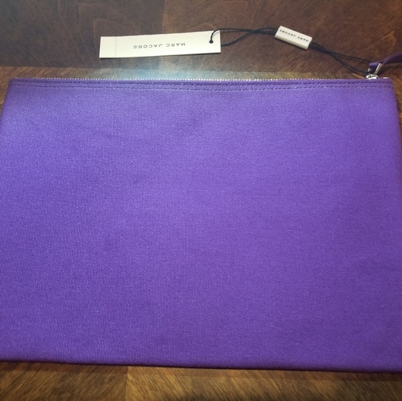 Marc Jacons canvas clutch NWT - Picture 5 of 5